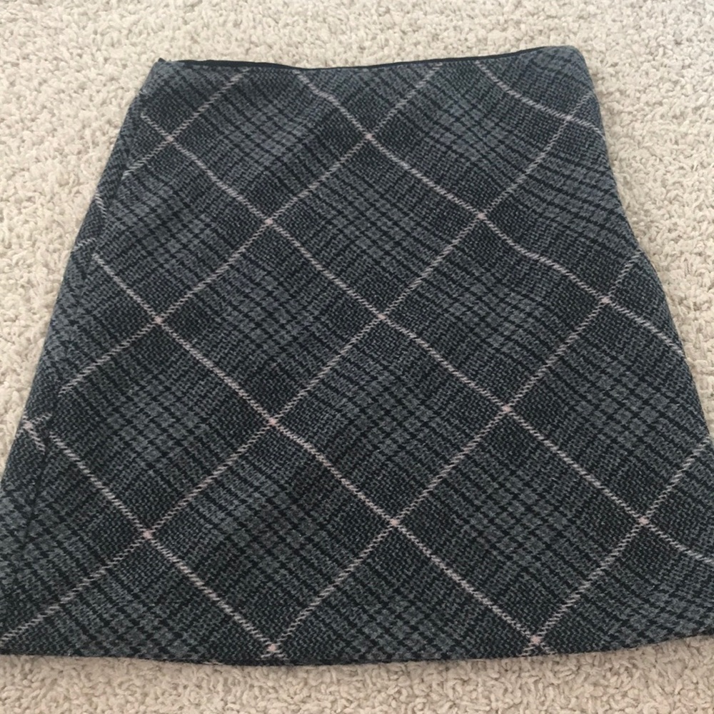 NWOT wool mini skirt